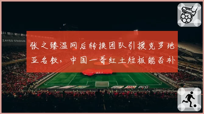 张之臻温网后转换团队引援克罗地亚名教，中国一哥红土短板能否补齐？